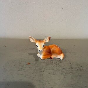 VTG Norcrest Porcelain Deer Figurine Shaker